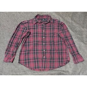 American Living Men's XL Plaid Long Sleeve Shirt
